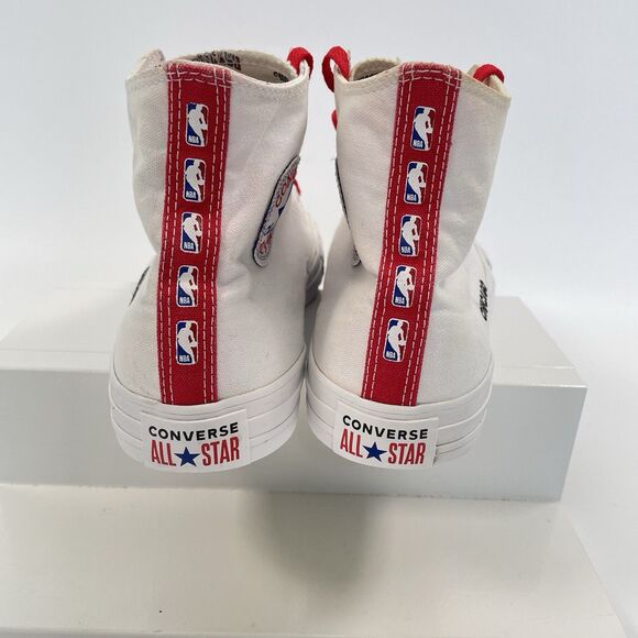 Converse NBA Chicago Bulls Shoes Sneakers Chuck Taylor All Star High Mens 10.5 - Picture 8 of 12